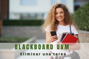 Cómo eliminar una tarea en Blackboard UVM