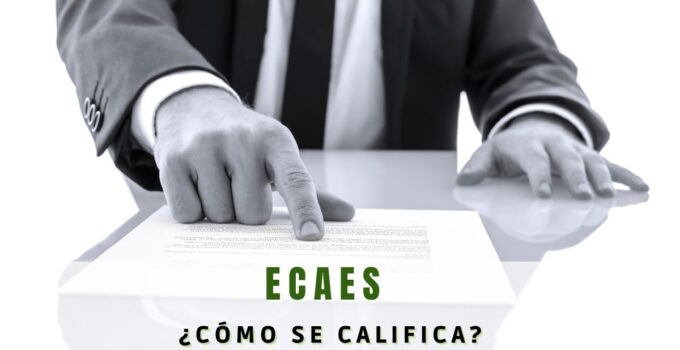 ¿Cómo se califica el ECAES?